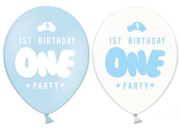 Ballonger 1st Birthday - Blå 30cm