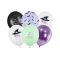 Miniatyrbild 2 av 3: Ballongmix Halloween Häxa 6st 30cm - PartyDeco