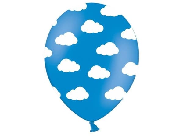 Ballonger Moln - Blå 30cm