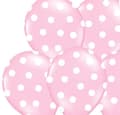 Miniatyrbild 4 av 4: Ballonger Prickar 6st - Rosa 30cm