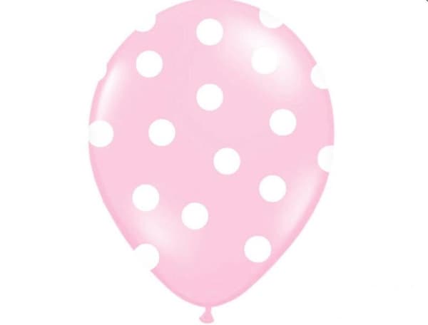 Ballonger Prickar 6st - Rosa 30cm