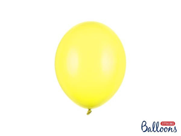 Gul Starka Ballonger 23cm - 10st Gul
