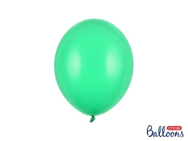 Pastell grön Starka Ballonger  27cm - 10st Pastell grön