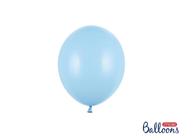 Ljus Blå Ballonger | Starka Ballonger  12cm, 10st ljusblå