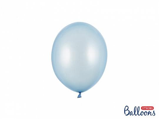 Baby Blå Starka Ballonger 12cm - 10st Baby Blå