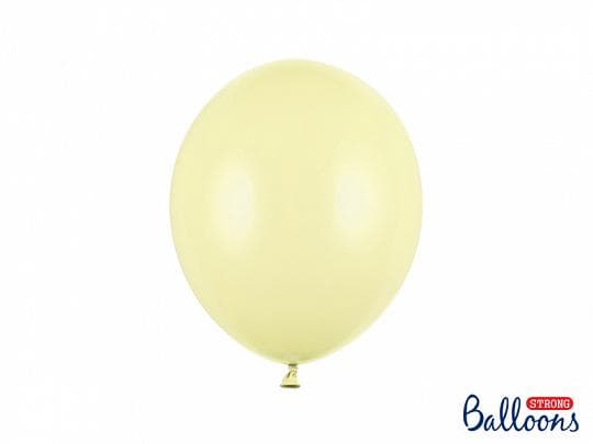 Pastel Ljus Gul Starka Ballonger  27cm 10st - Pastel Ljus Gul