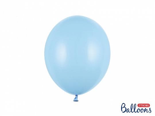 Ljusblå Starka Ballonger 27cm 10st - Ljusblå
