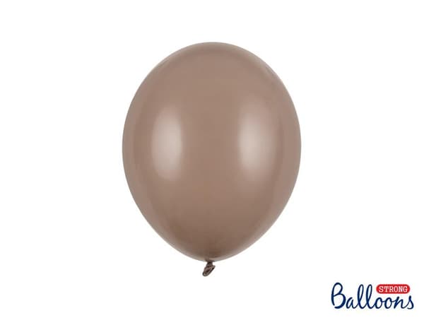 Cappuccino Dark Grey Starka Ballonger  27cm 10st - Cappuccino