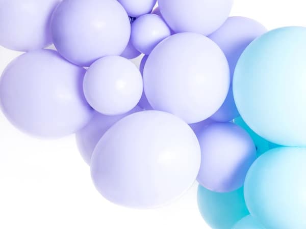 Starka Ballonger  27cm, Pastell ljus lila