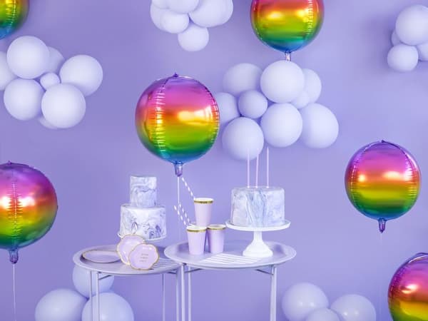 Starka Ballonger  27cm, Pastell ljus lila