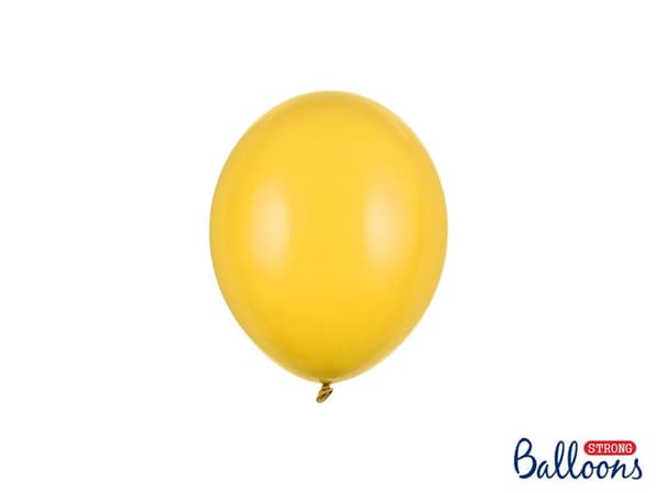 Gul Ballonger | Starka Ballonger  12cm, 10st gul
