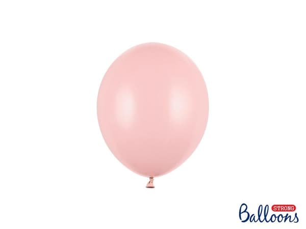 ljusrosa Starka Ballonger  12cm 10st - ljusrosa