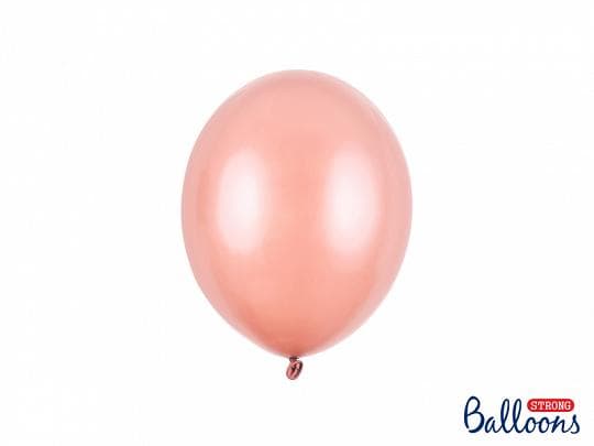 Ros Guld Ballonger | Starka ballonger 23cm, 10st Ros guld