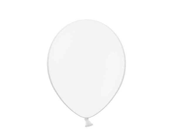 Pastel Pure Vit Ballonger - Vit 23cm, 10st