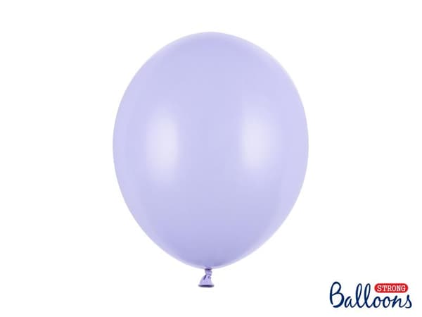 Ljus Lilla Ballonger | 10st Starka Ballonger 12cm, Ljus lila Westeria