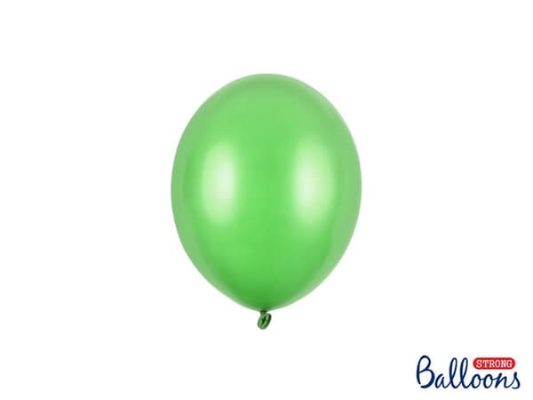 metall grön Starka Ballonger 23cm 10st - metall grön