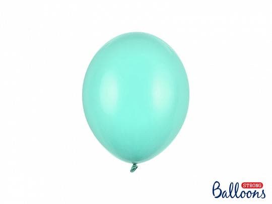 Pastel Ljus Mint Ballonger | 10st Starka Ballonger 23cm, Ljus MInt