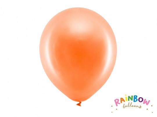 Metall orangeBallonger 30cm 10st metall orange Rainbow