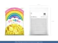 Miniatyrbild 2 av 2: Metalic Gul Ballonger | 10st Rainbow Ballonger 23cm gul