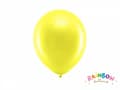 Miniatyrbild 1 av 2: Metalic Gul Ballonger | 10st Rainbow Ballonger 23cm gul