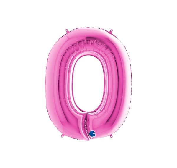 Nummer "0" magenta