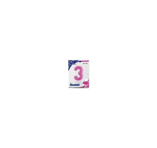 Numero "3" Magenta