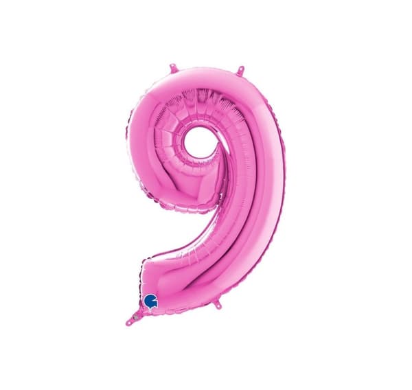 Nummer "9" Magenta