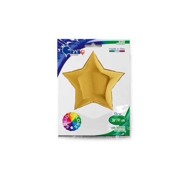 Star metallisk gullballong
