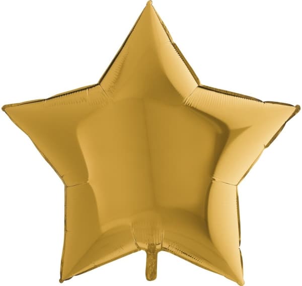 Star metallisk gullballong