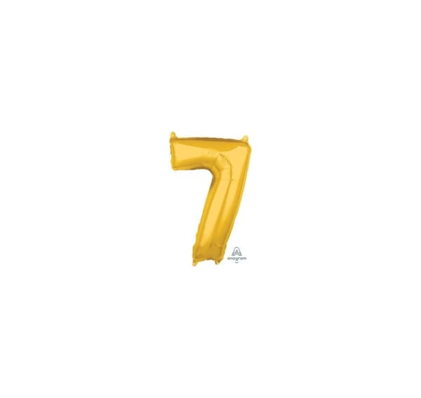 Nummer "7" gull