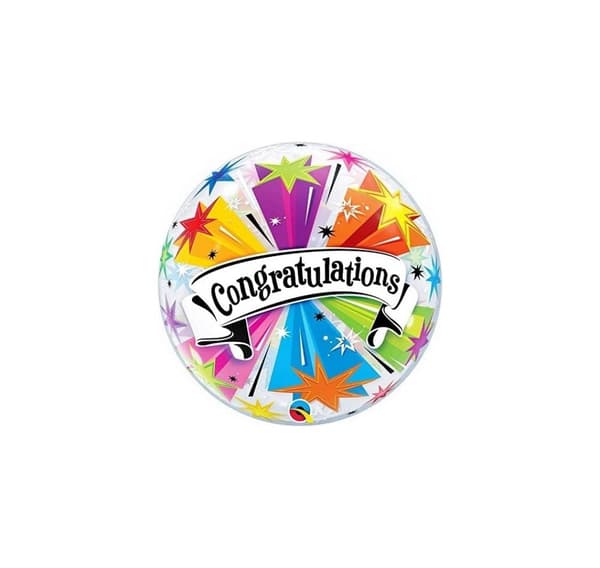 Gratulerer 'Bubbles Balloon