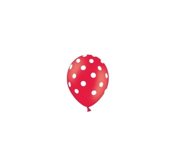 Latexsæt 'Polka Dots' 30 cm (6 stk)