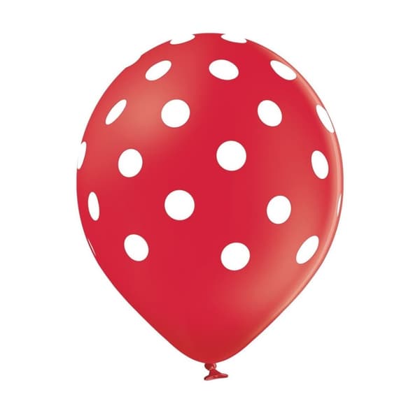 Lateksisetti 'Polka Dots ass' (6 kpl)