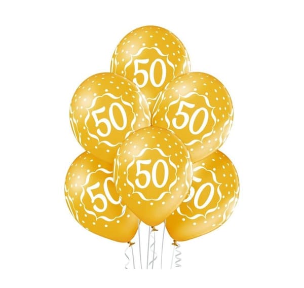 Latekssett '50th Anniversary' (6 stk)