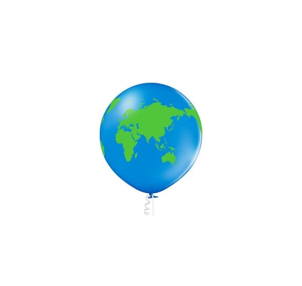 B250 (60 cm) ilmapallo Globe, 1kpl