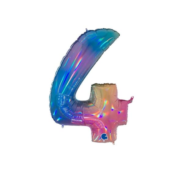 Numero "4" Rainbow