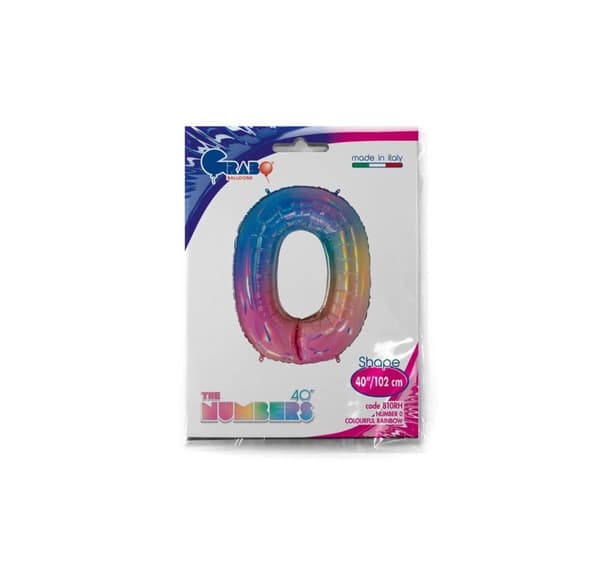 Nummer "0" Regnbue