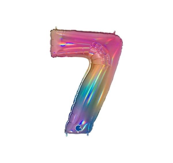 Numero "7" Rainbow