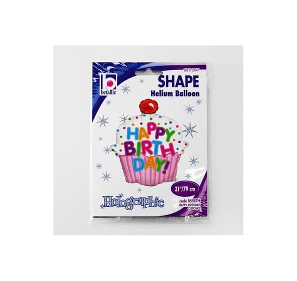 Form fødselsdagscupcake