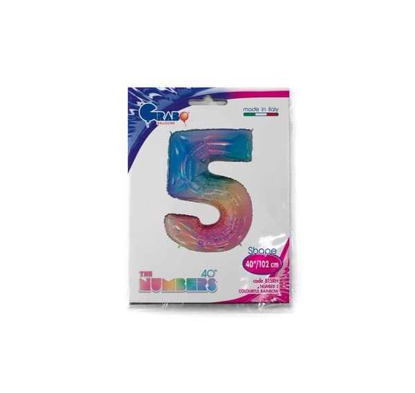 Nummer "5" Rainbow