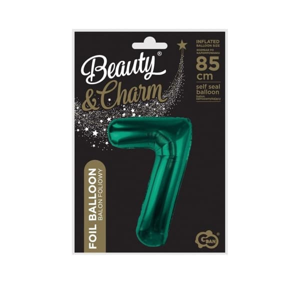 Nummer "7" Grøn