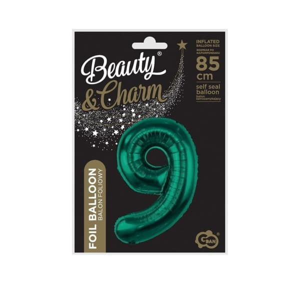 Nummer "9" Grønn