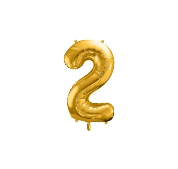 Nummer "2" Guld