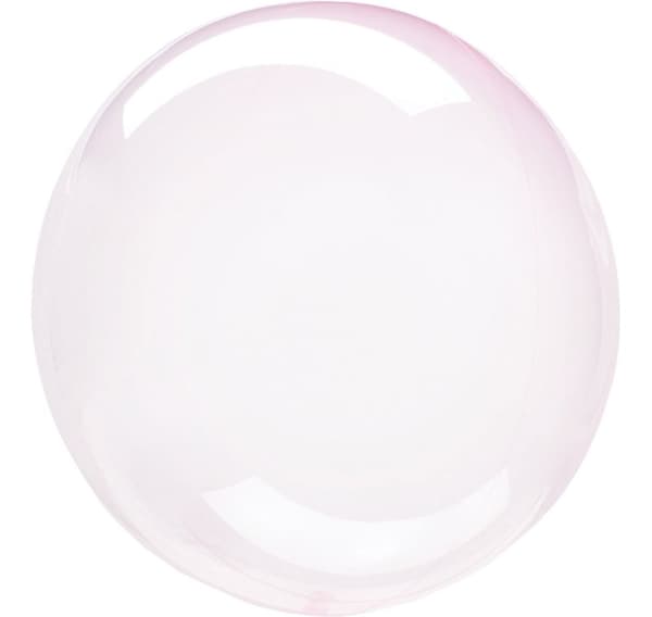 Clearz Crystal ljusrosa 25 cm