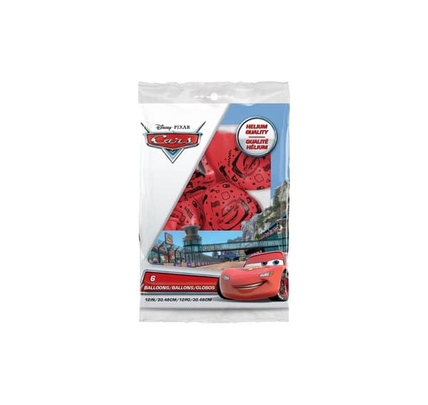 Lateksisetti 'McQueen & Mater' (6 kpl)