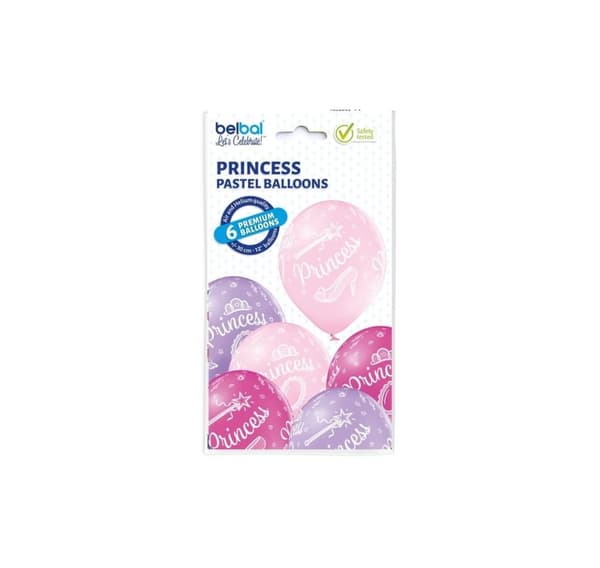 Latekssett 'Princess' (6 stk)
