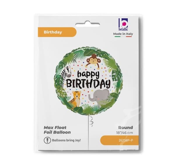 Jungle fødselsdagsballon