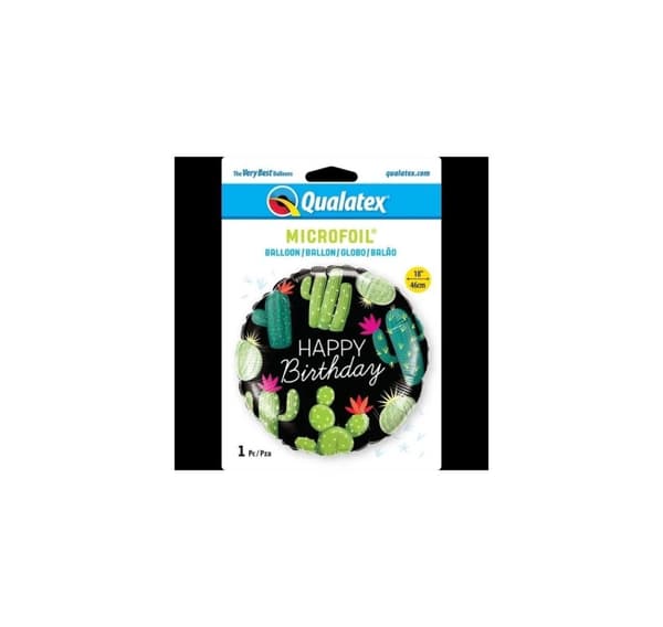 BDay Cactuses Balloon