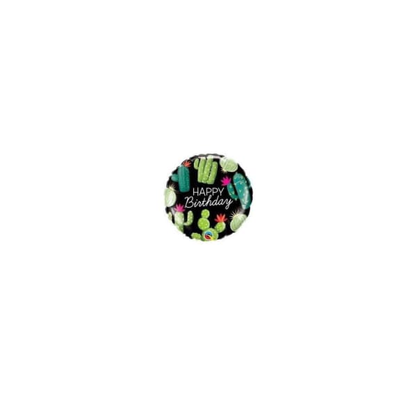 BDay Cactuses Balloon