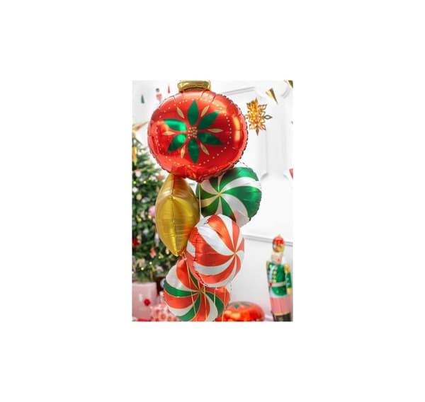 Candy Swirl rød ballon